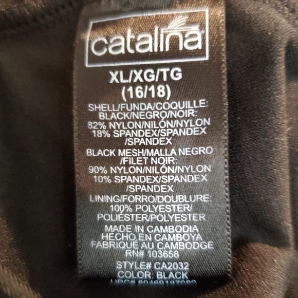 0064. NWOTs Catalina  ~ Modest Plus Size Slimming ~ Mirage Neckline ~ XL~ SEXY!! - Picture 15 of 15